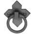Ashley Norton Solid Bronze 2-1/4 Inch Long Ring Cabinet Pull Dark Bronze