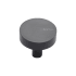 Ashley Norton Helios 1-1/4" Round Luxury Solid Brass Flat Smooth Mushroom Cabinet / Drawer Knob Dark Oil Rubbed