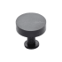 Ashley Norton Bracknell 1-1/4" Round Luxury Solid Brass Disc Mushroom Cabinet / Drawer Knob Dark Oil Rubbed