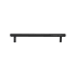 Ashley Norton Solid Brass Basel Knurled 8 Inch Center to Center Bar Cabinet Pull Dark Oil Rubbed