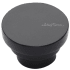 Ashley Norton Solid Bronze Round Step 1-1/2 Inch Mushroom Cabinet Knob Distressed Black