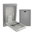 ASI Stainless Steel Surface Mounted Vertical Baby Changing Station Satin Stainless Steel