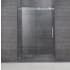 Aston 48" x 75" Completely Frameless Shower Door with 3/8" Glass Chrome