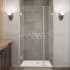 Aston Nautis 32" Wide x 72" High Frameless Hinged Shower Door with Clear Glass Chrome