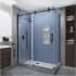 Aston Langham XL 80" High x 64" Wide x 32" Deep Sliding Frameless Shower Enclosure with Clear Glass Bronze
