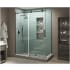 Aston Coraline XL 80" High x 56" Wide x 30" Deep Sliding Frameless Shower Enclosure with Clear Glass Bronze