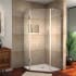 Aston Neoscape 42" Wide x 42" Deep x 72" High Frameless Hinged Shower Enclosure with Clear Glass Chrome