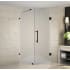 Aston Aquadica 30" Wide x 30" Deep x 72" High Frameless Hinged Shower Enclosure with Frosted Glass Bronze