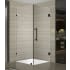 Aston Aquadica GS 32" Wide x 32" Deep x 72" High Frameless Hinged Shower Enclosure with Clear Glass and Glass Shelves Bronze