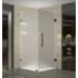 Aston Aquadica GS 38" Wide x 38" Deep x 72" High Frameless Hinged Shower Enclosure with Frosted Glass and Glass Shelves Bronze