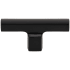 Atlas Homewares Reeves 2-3/4 Inch Bar Cabinet Knob Matte Black