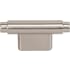 Atlas Homewares Kayden 3 Inch Bar Cabinet Knob Brushed Nickel