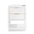 Avanity Allie 24" Single Free Standing Wood Vanity Cabinet Only - Less Vanity Top White