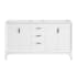 Avanity Emma 60" Double Free Standing Wood Vanity Cabinet Only - Less Vanity Top White