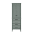 Avanity Madison 71-3/16" Wood Free Standing Linen Tower Smoke Green