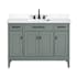 Avanity Madison 48" Free Standing Single Basin Vanity Set with Cabinet and Engineered Stone Vanity Top Smoke Green