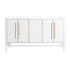 Avanity Mason 60" Double Free Standing Wood Vanity Cabinet Only - Less Vanity Top White