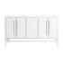 Avanity Mason 60" Double Free Standing Wood Vanity Cabinet Only - Less Vanity Top White
