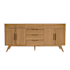 Avanity Taylor 72" Double Free Standing Vanity Cabinet Only - Less Vanity Top Natural Teak