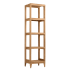 Avanity Teak 60" Wood and Plywood Free Standing Linen Tower Natural Teak