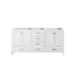 Avanity Modero 72" Double Free Standing Wood Vanity Cabinet Only - Less Vanity Top White