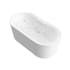 Avano Fiji 66-7/8" Acrylic Air / Whirlpool Bathtub for Freestanding Installations with Center Drain White