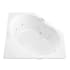 Avano Luxury Suite 60" Acrylic Air / Whirlpool Bathtub for Drop-In Installations with Center Drain White