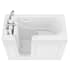 Avano Architect Series 52-3/4" Gel Coated Air Bathtub for Alcove Installations with Left Drain, Roman Tub Faucet and Handshower White