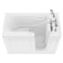 Avano Architect Series 52-3/4" Gel Coated Air Bathtub for Alcove Installations with Right Drain, Roman Tub Faucet and Handshower White