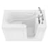Avano Architect Series 52-3/4" Gel Coated Air / Whirlpool Bathtub for Alcove Installations with Right Drain, Roman Tub Faucet and Handshower White