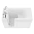 Avano Architect Series 60" Gel Coated Air Bathtub for Alcove Installations with Left Drain, Roman Tub Faucet and Handshower White