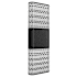 Avenue Lighting Avenue Outdoor 18" Tall LED Outdoor Wall Sconce with Rectangular Pattern Black
