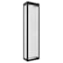 Avenue Lighting Avenue Outdoor 24" Tall LED Outdoor Wall Sconce with Clear, Fluted Glass Shade Black