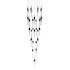 Avenue Lighting Aspen 41 Light 36" Wide LED Crystal Multi Light Pendant with Clear Crystal Shades Black
