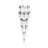Avenue Lighting The Original Glacier 41 Light 36" Wide LED Crystal Multi Light Pendant with Clear Crystal Shades Black