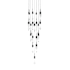 Avenue Lighting Aspen 25 Light 28" Wide LED Crystal Multi Light Pendant with Clear Crystal Shades Black