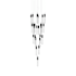 Avenue Lighting The Original Glacier 25 Light 28" Wide LED Crystal Multi Light Pendant with Bubbled Crystal Shades Black