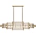 Avenue Lighting Waldorf 28 Light 64" Wide Linear Chandelier Aged Brass