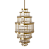 Avenue Lighting Waldorf 13 Light 12" Wide Pendant Aged Brass
