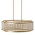 Avenue Lighting Waldorf 16 Light 52" Wide Drum Chandelier Aged Brass