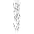 Avenue Lighting Main St. 51 Light 37" Wide LED Multi Light Pendant with Boa Glass Shades Black