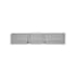 Avenue Lighting The Original Glacier 3 Light 24" Wide LED Vanity Light with Bubbled Crystal Shades Polished Nickel