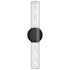 Avenue Lighting Strand 19" Tall LED Wall Sconce with Glass Shades Black