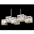 Avenue Lighting Broadway 10 Light 57" Wide Linear Chandelier Polished Nickel