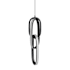 Avenue Lighting Circa Led 6" Wide LED Abstract Mini Pendant Black