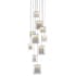 Avenue Lighting Brentwood 17" Wide Multi Light Pendant Brushed Aluminum