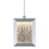 Avenue Lighting Brentwood 8" Wide Mini Pendant Brushed Aluminum