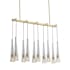 Avenue Lighting Abbey Park 10 Light 50" Wide Linear Pendant Brushed Brass