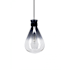 Avenue Lighting Del Mar 6" Wide Mini Pendant with Ombre Glass Shade Smoke / Clear