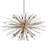 Avenue Lighting Palisades Ave. 18 Light 60" Wide Sputnik Chandelier Aged Brass / Champagne Glass
